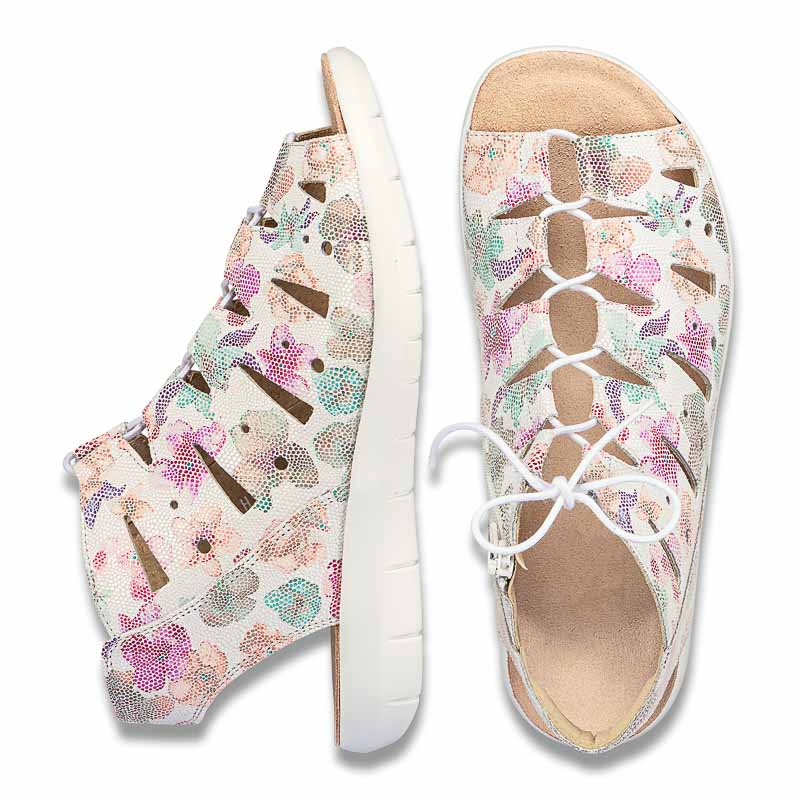 Chaussures de confort Helvesko : modle Aurora, blanc multi Image 2