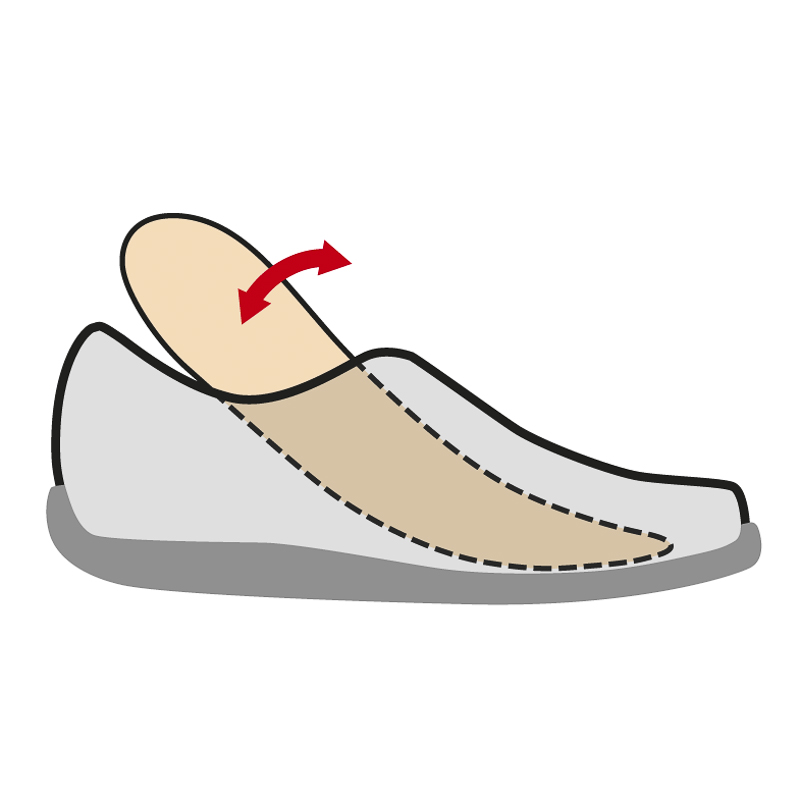 Chaussures de confort Helvesko : modle Janka, blanc multi Image 4