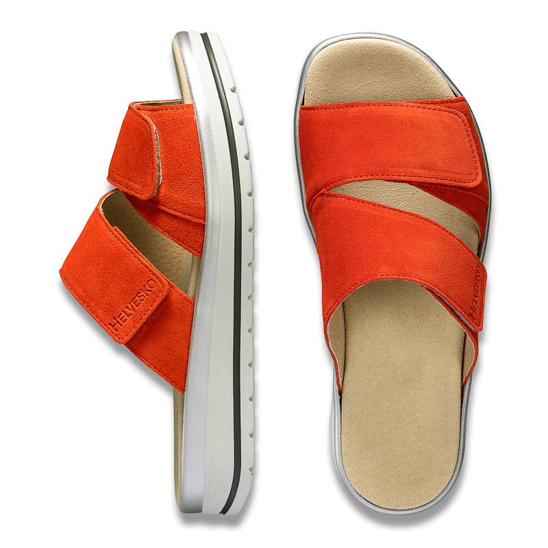 Chaussures de confort Helvesko : modle Bonnie, orange Image 2