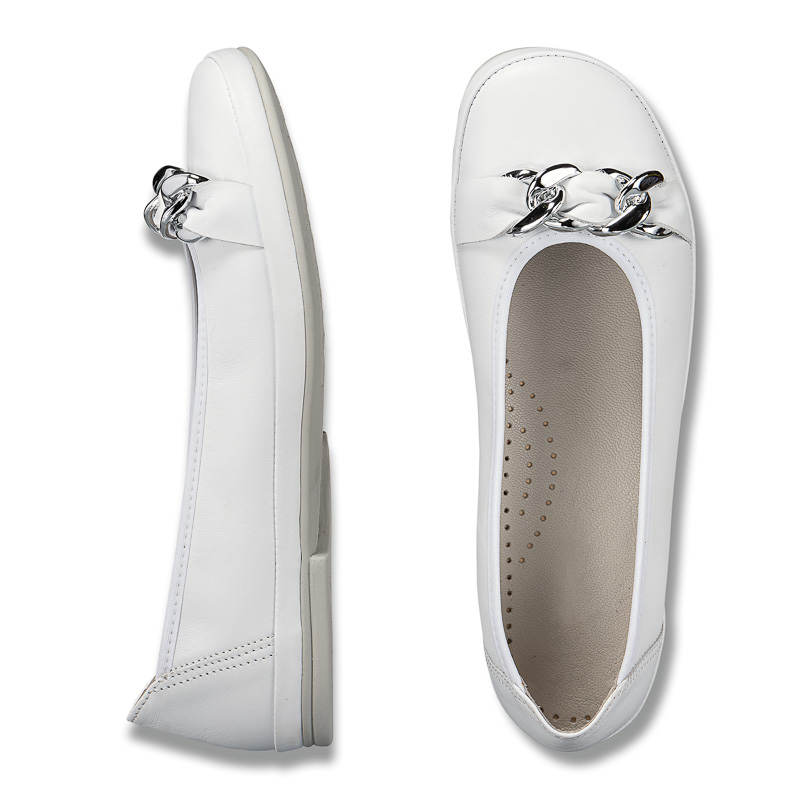 Chaussures de confort Helvesko : modle Aida, blanc Image 2