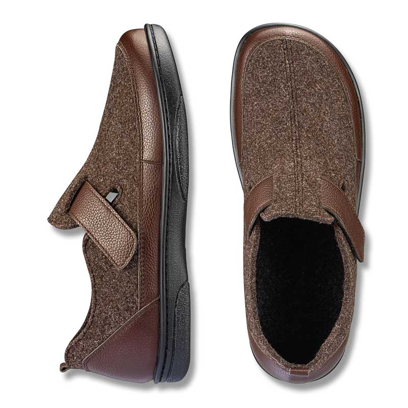 Chaussures de confort Helvesko : modle Falco, marron Image 2