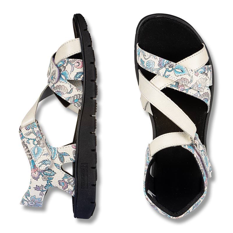 Chaussures de confort Helvesko : modle Lia, blanc/multi Image 2