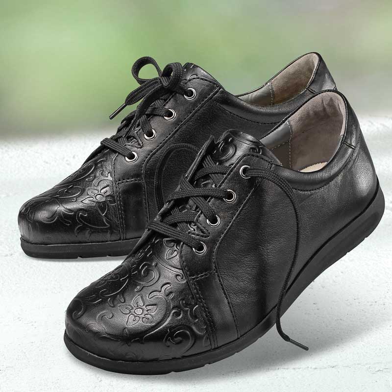 Chaussure confort Helvesko : YORK, noir
