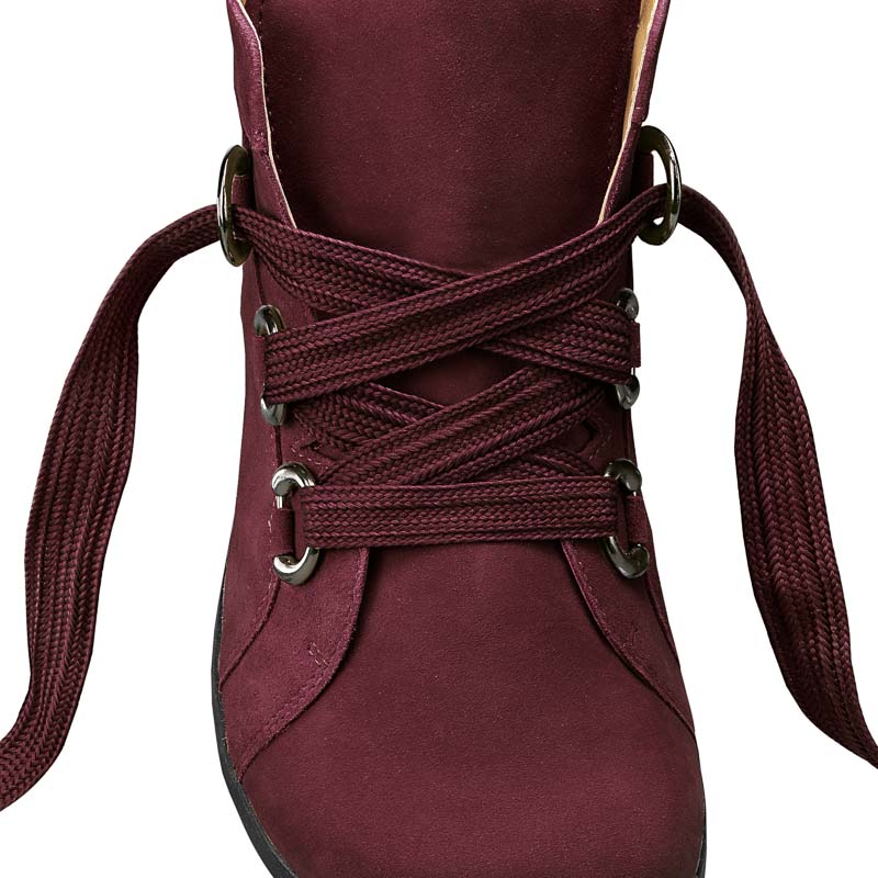 Chaussures de confort Helvesko : modle Emma, bordeaux Image 4