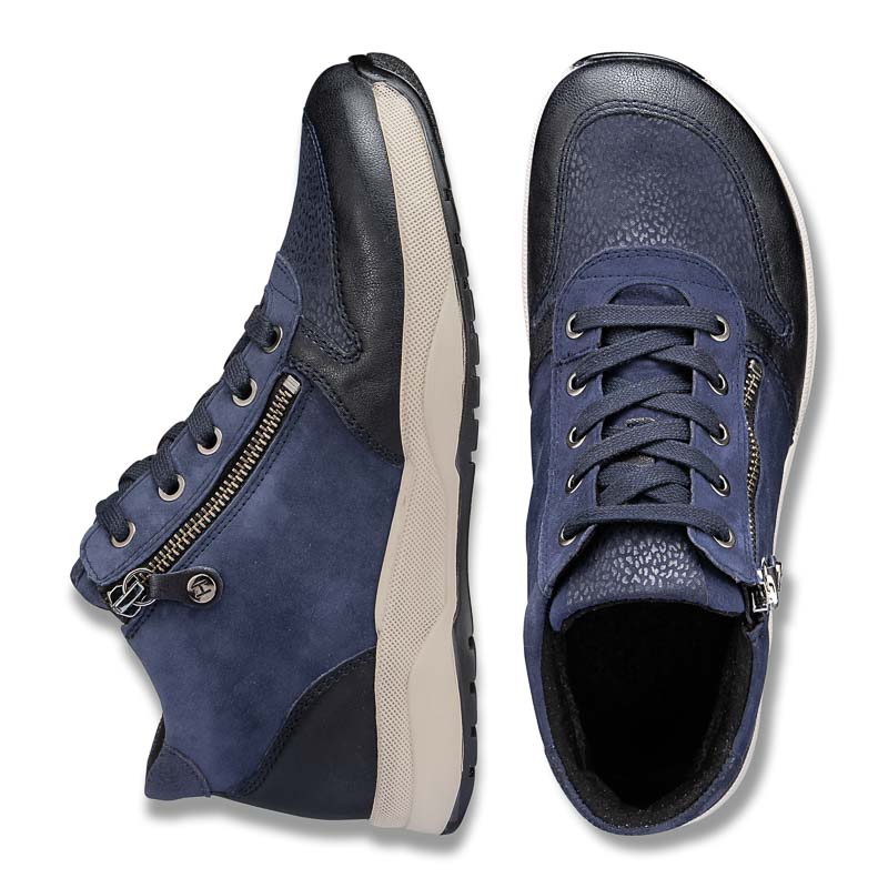 Chaussures de confort Helvesko : modle Massa, bleu Image 2