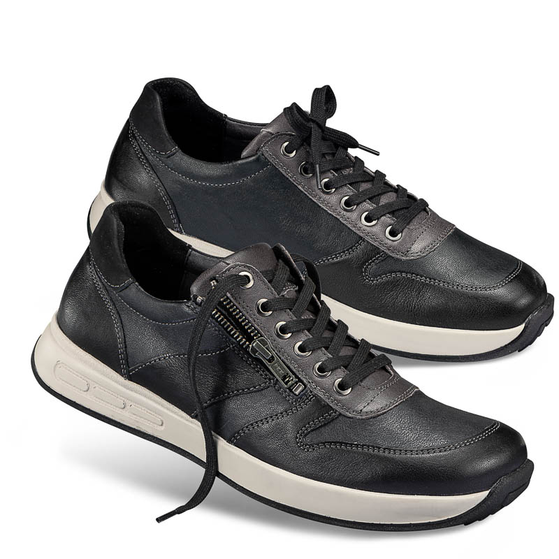 Chaussures de confort Helvesko : modle Alan, noir