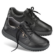 Chaussures de confort Helvesko : modle Flexo, noir