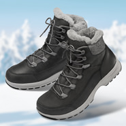 Chaussures de confort Helvesko : modle Winter Tex, noir